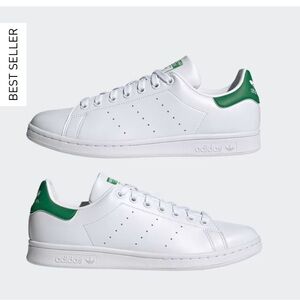 Adidas Stan Smith Sneaker in Green and White